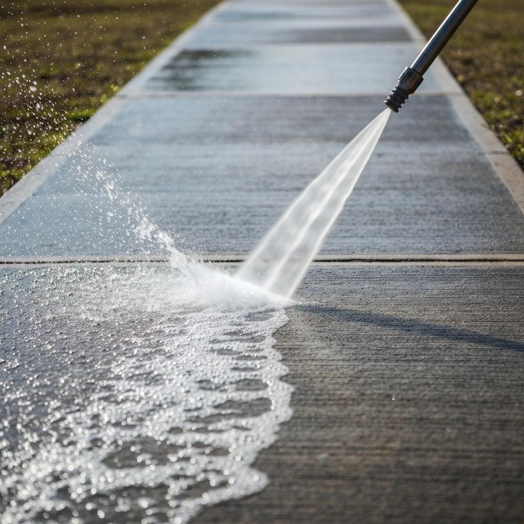 pathway pressure washing